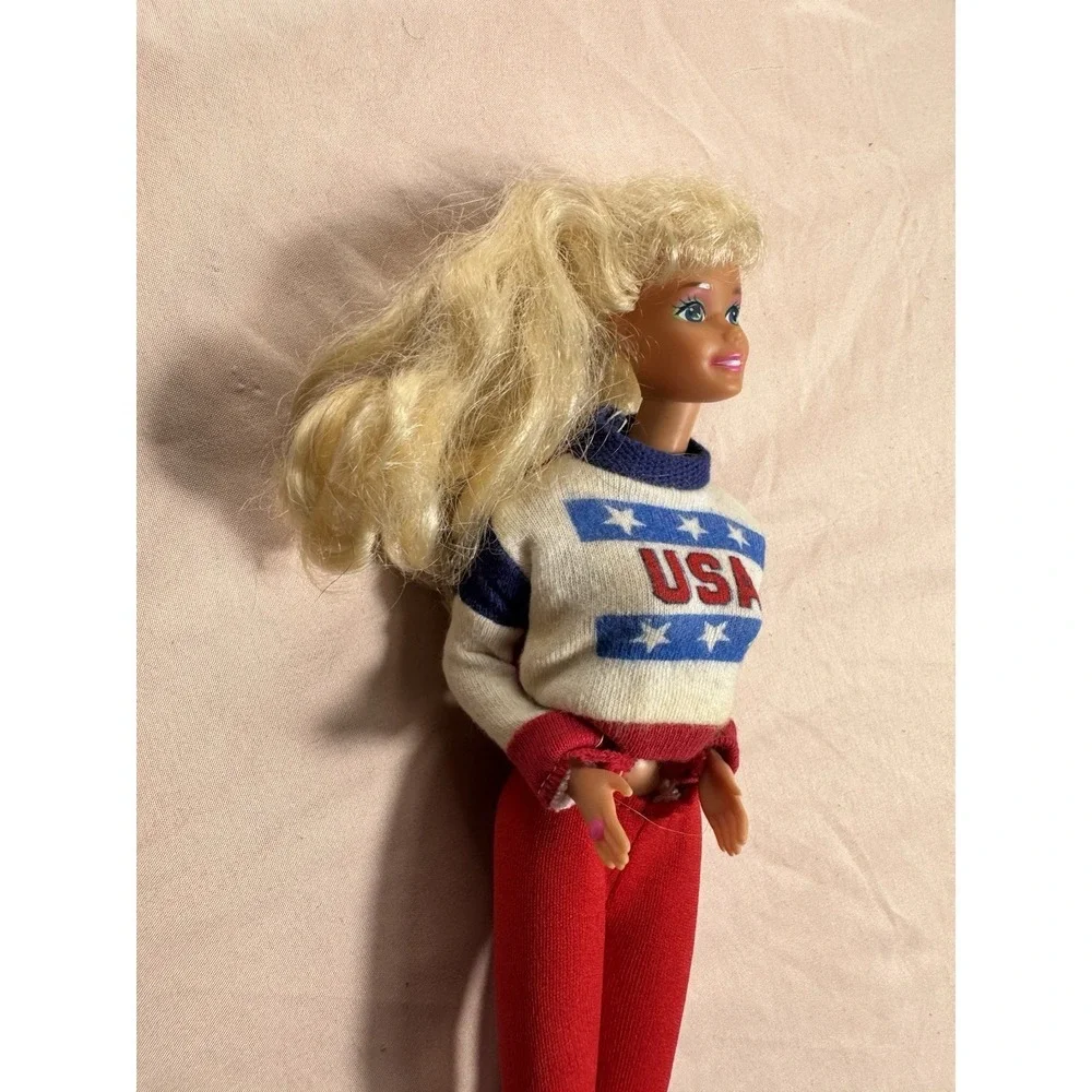 Barbie 1996 Olympic Gymnast Barbie Doll Mattel Vintage Coquette